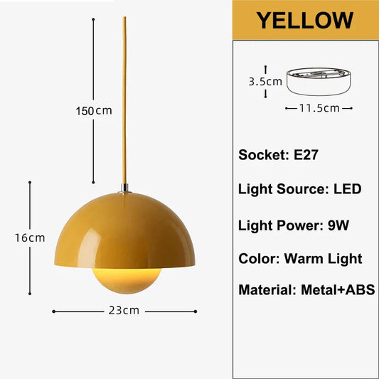 Eydis – Bauhaus Pendant Light Flowerpot